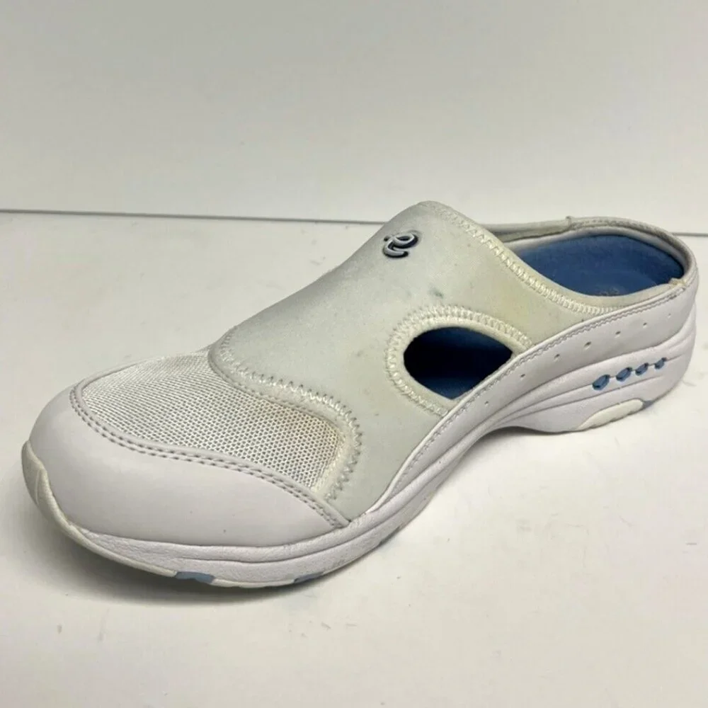 Easy Spirit Womens Traver Slip On Shoes White, Size 9.5N